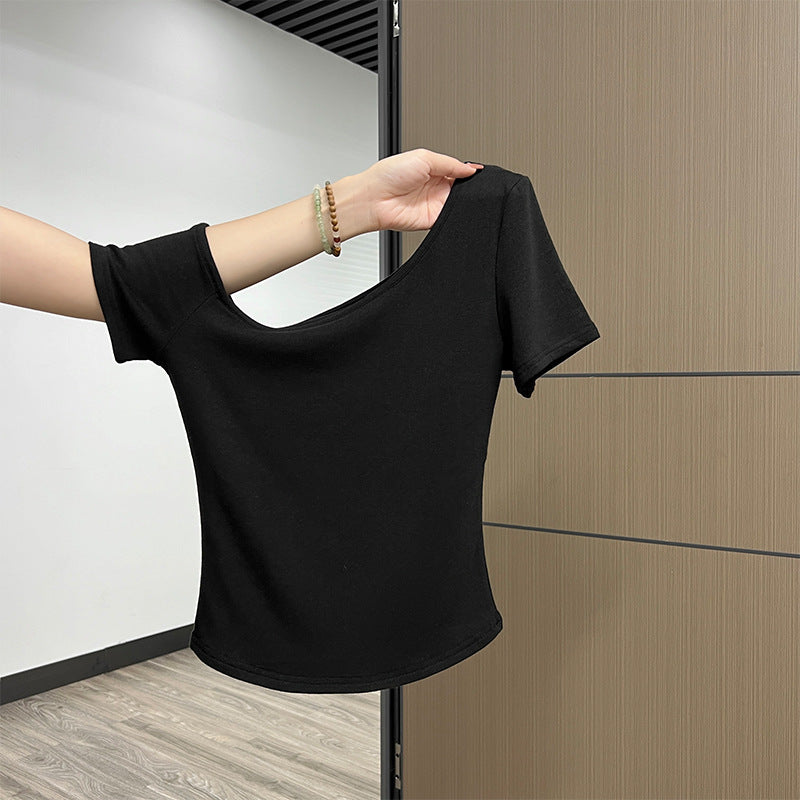 Women's Short-sleeved Summer Design Pure Desire Hot Women's T-shirt