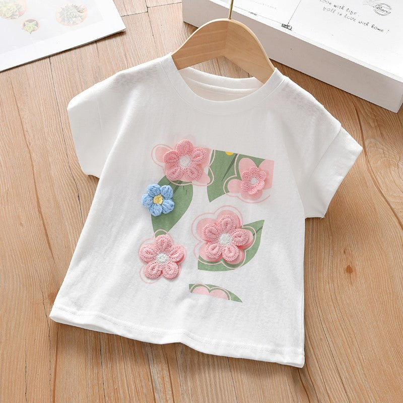 Children's Short Sleeve Clothes Summer Short-sleeved Shirt Children's T-shirt