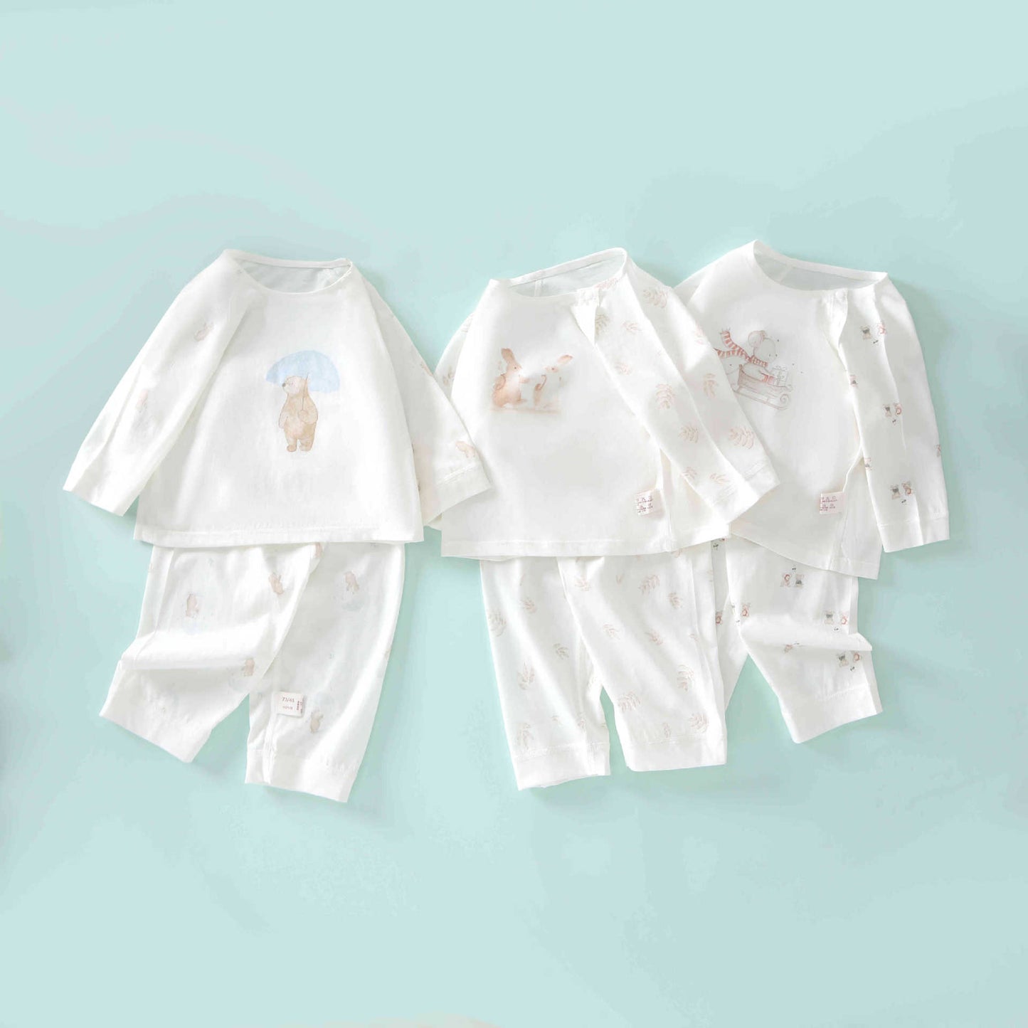 Breathable Long Sleeves Split Air Conditioning Children's Suit