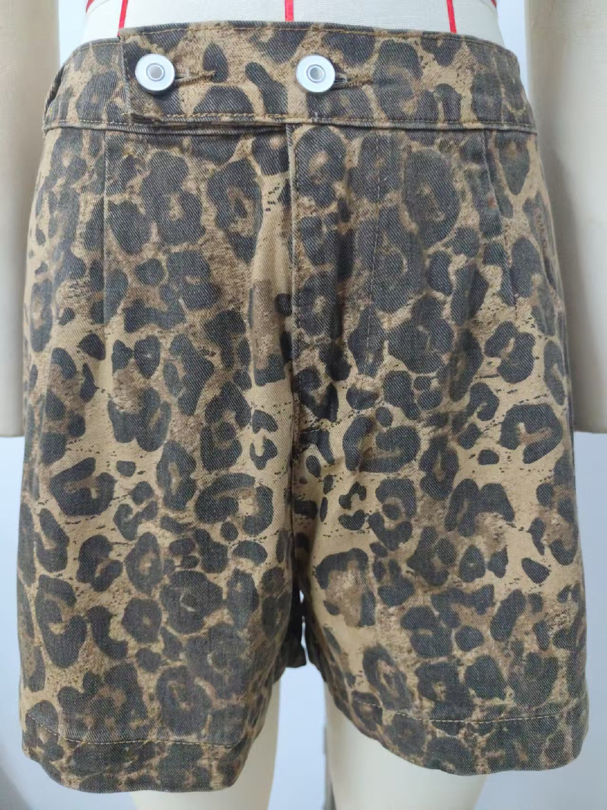 Popular Women's Summer Washed Sleeveless Denim Shorts
