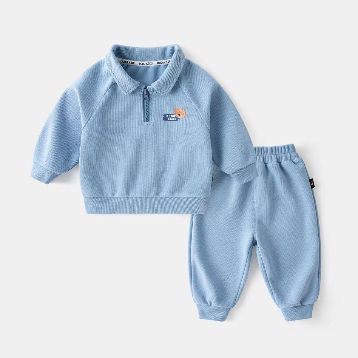Children's Boy Sports Two Pieces Small Clothing Sweater Children's Suit