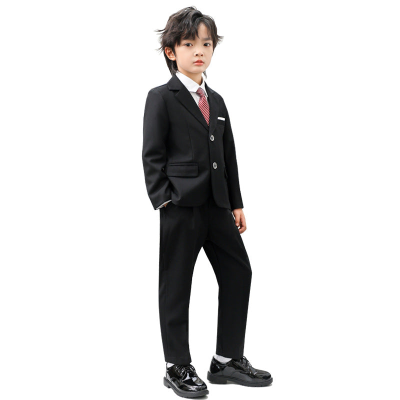 Children's Boys Birthday Show Host Dresses Of Bride Fellow Little Gentleman Children's Suit