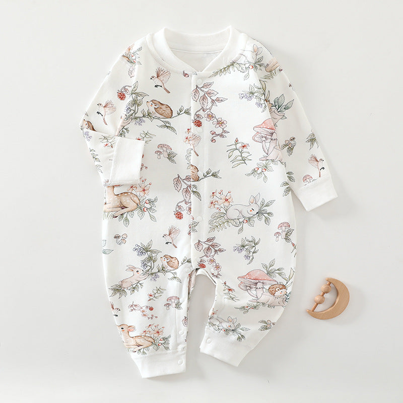 Children's Jumpsuit Seamless Cotton Class Born Clothes Jumpsuit, Climbing Suit