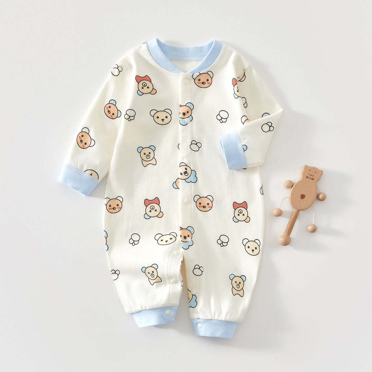 Born Boneless Jumpsuit Long-sleeved Romper Super Cute Early Jumpsuit, Climbing Suit