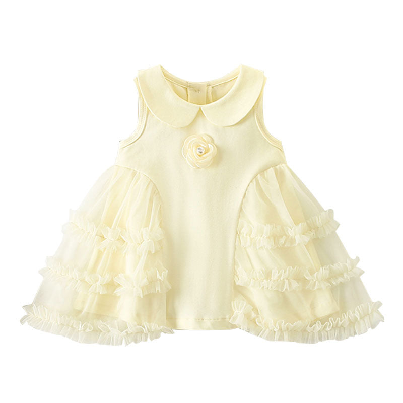 Children's Summer Clothing Western Style Small Sleeveless Children's Dress