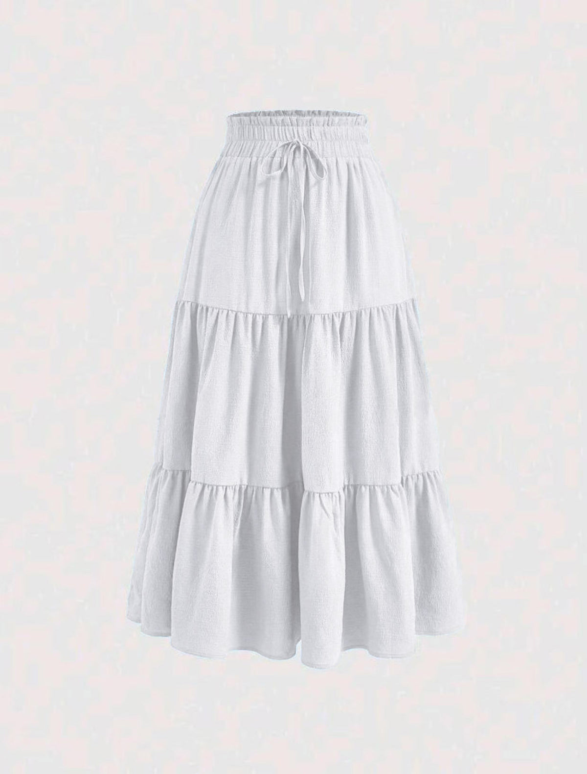 Thin Fashion Breathable Draping Knotted Waist Skirt