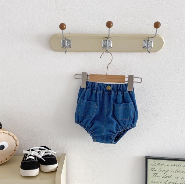 Korean Style Summer Denim Hot Infant Big Children's Pants