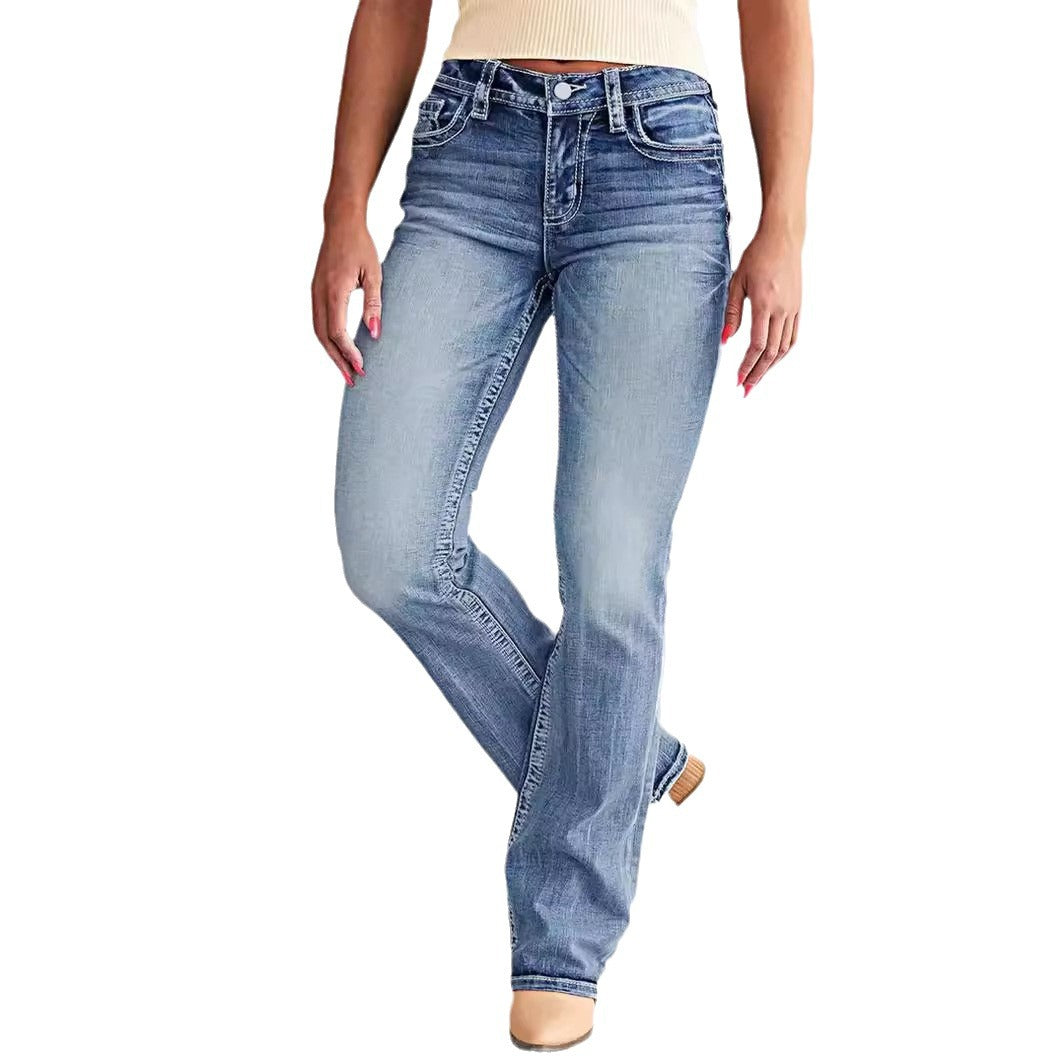 New Fashionable Stretch Slim Skinny Casual Women's Jeans