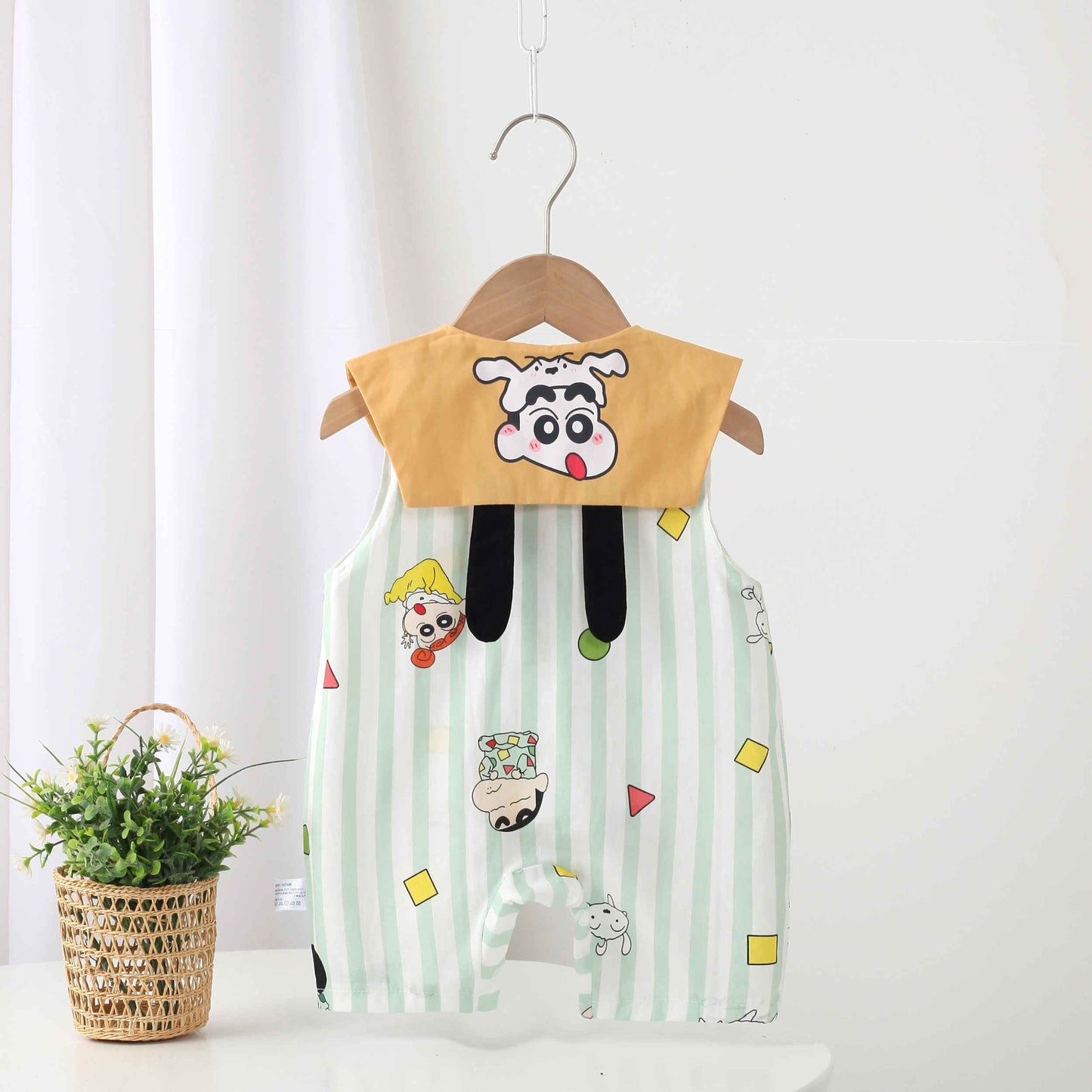 Thin Infant Rompers Crayon Super Cute Going Out Jumpsuit, Climbing Suit