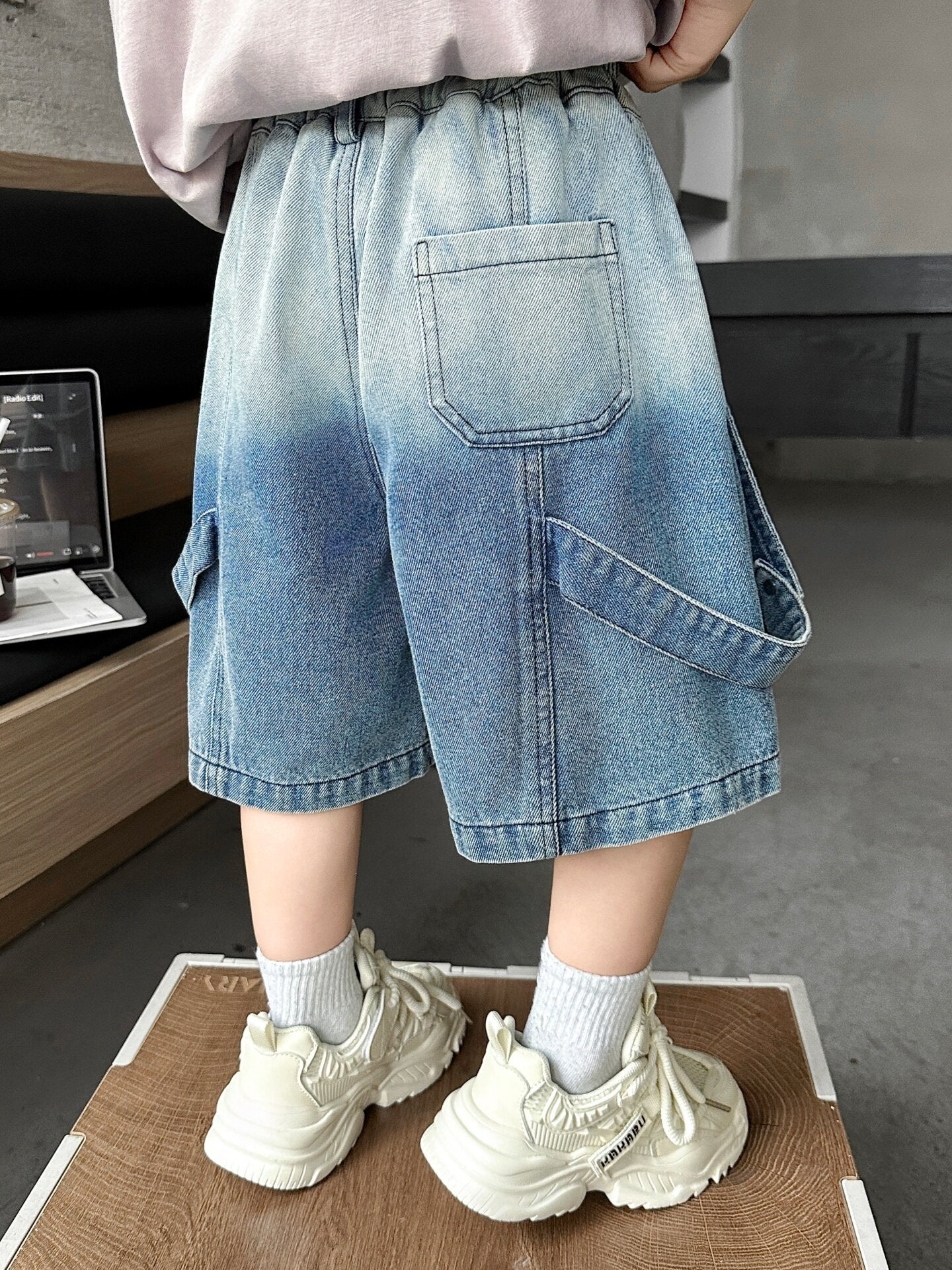 Children's Boy Summer Thin Super Beautiful Shorts Korean Style Fried Children's Pants