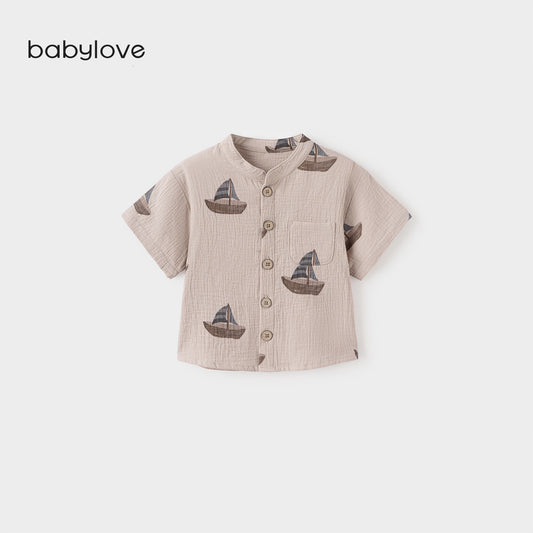 Collection Summer Short Sleeve Infant Cotton Modal Top Going Out Children's T-shirt