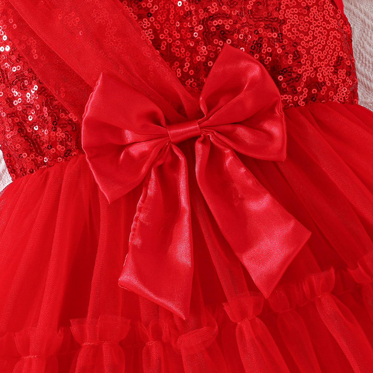Comfortable Elegant Stylish Fashion Formal Christmas Children's Dress