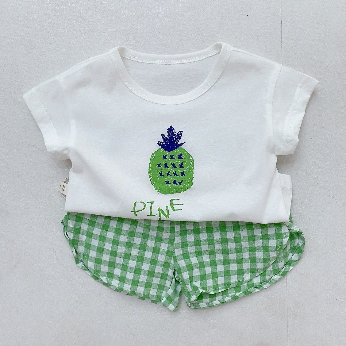 Children's Short-sleeved Summer Thin Korean Style Clothing Children's Suit