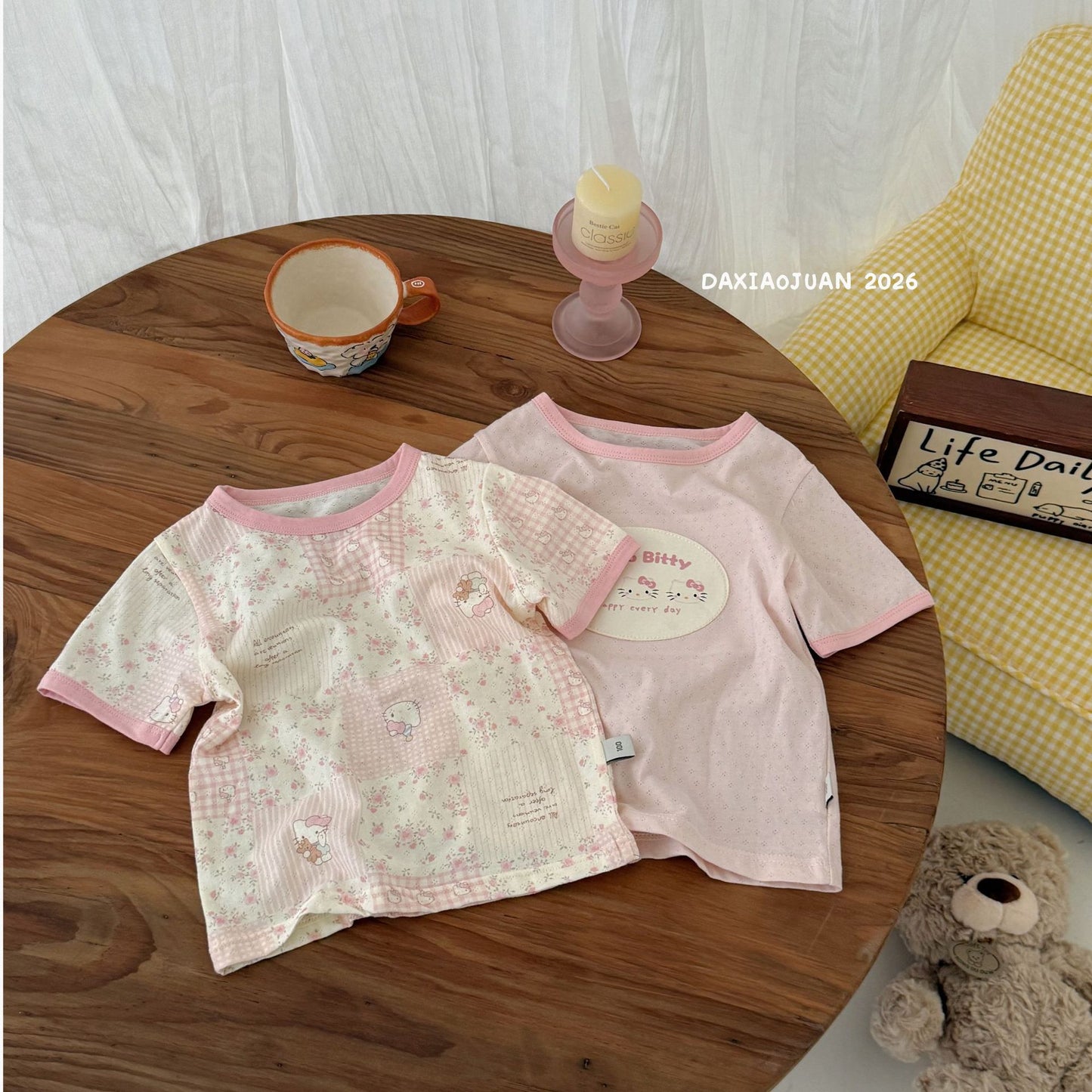 Children's Large Small Volume Summer Casual Versatile Breathing Children's T-shirt