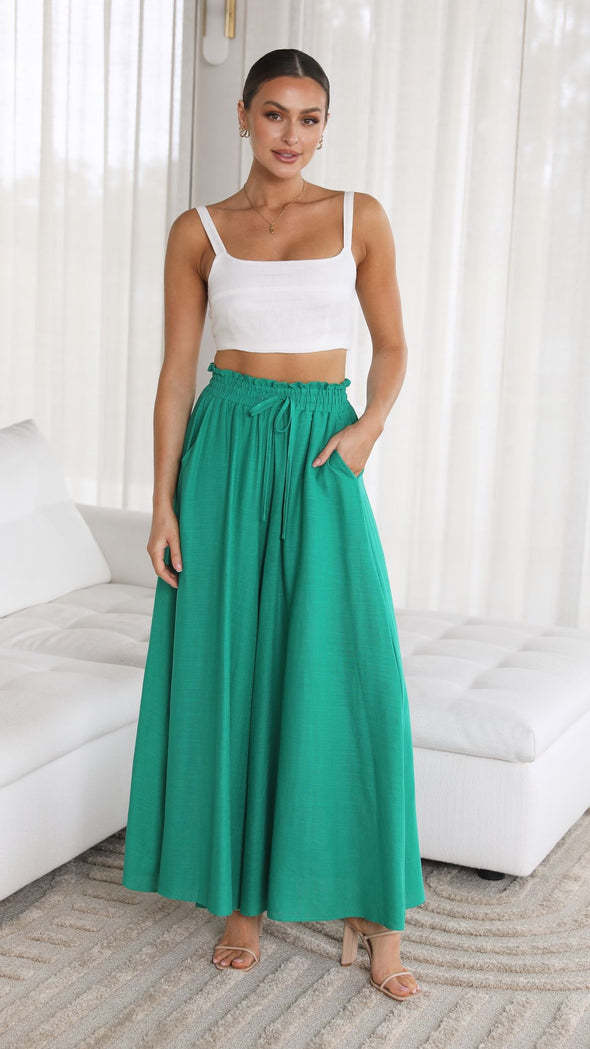 Women's Wide Leg Loose Fashionable Trousers Casual Pants