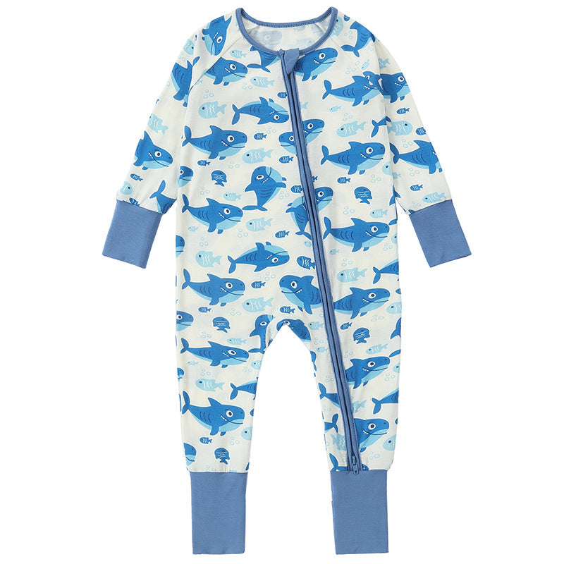 Bamboo Fiber Long-sleeved Jumpsuit Born Bag Clutch Jumpsuit, Climbing Suit