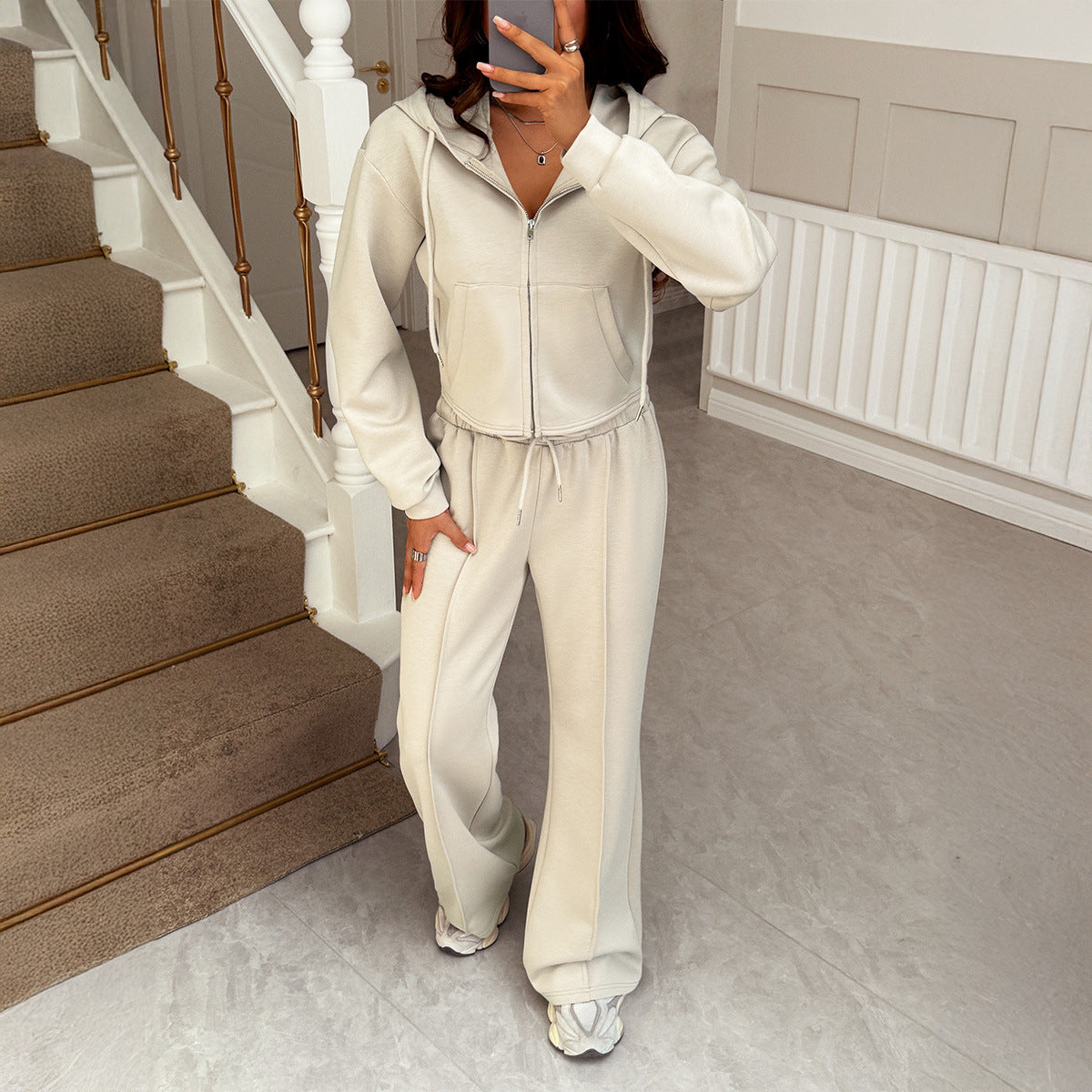 Glamorous Women's Vacation Style Shirt Two-piece Fashion Casual Suit