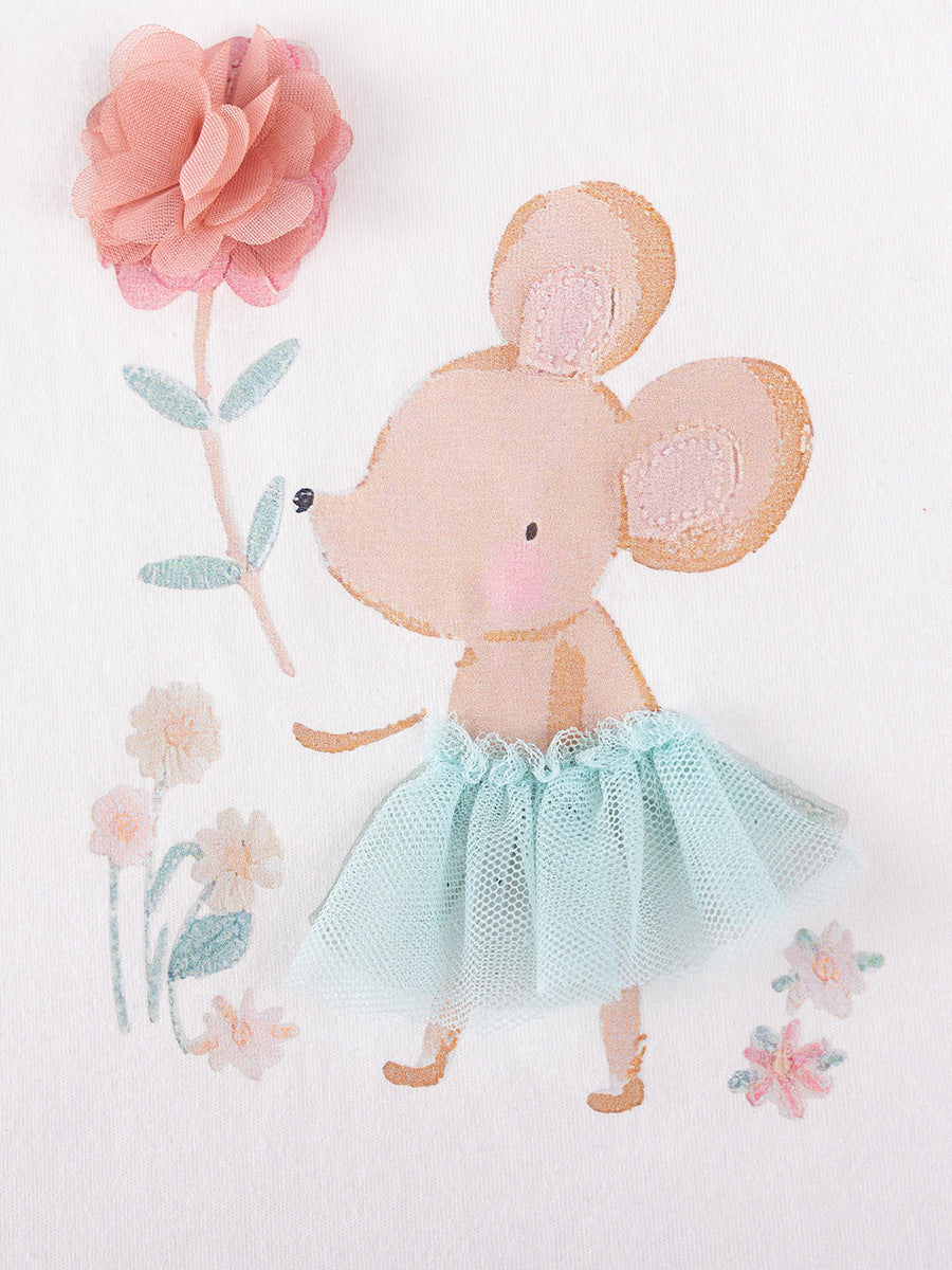 Classy Children's Summer Cute Cartoon Clothing Children's Suit