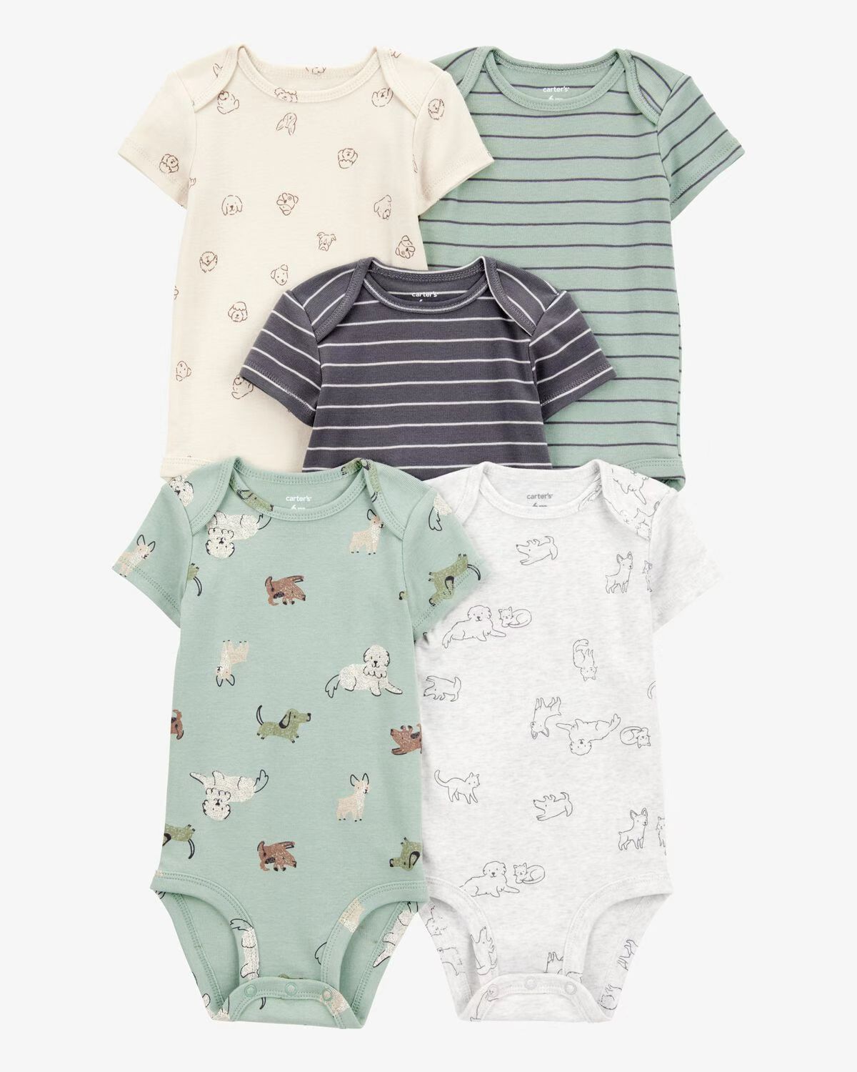 Children's Sleeves For Infants Triangle Rompers Romper Five Pieces Jumpsuit, Climbing Suit