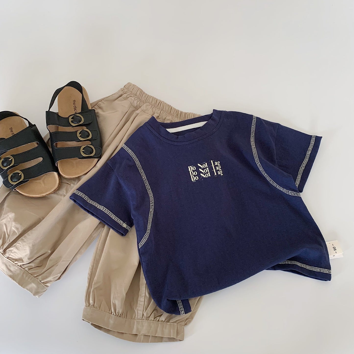 Children's Short-sleeved Summer Clothes Western Style Printed Boy Thin Type Children's T-shirt