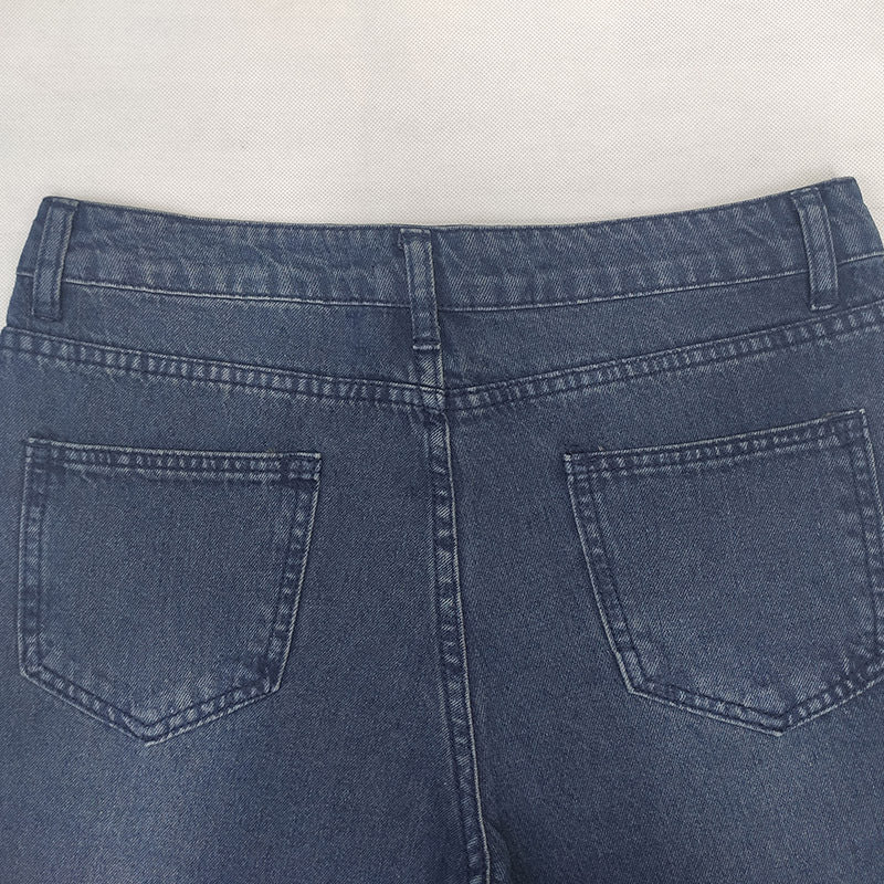Women's Straight Fashion Winter Wild Half-length Urban Pants