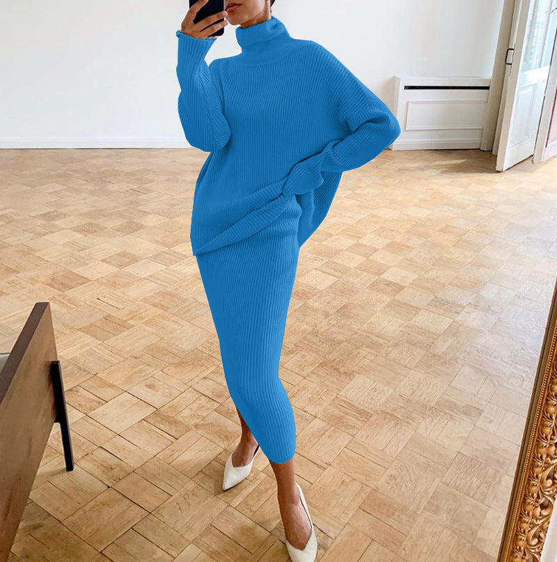 Slouchy Women's Wear Turtleneck Loose Design Suits