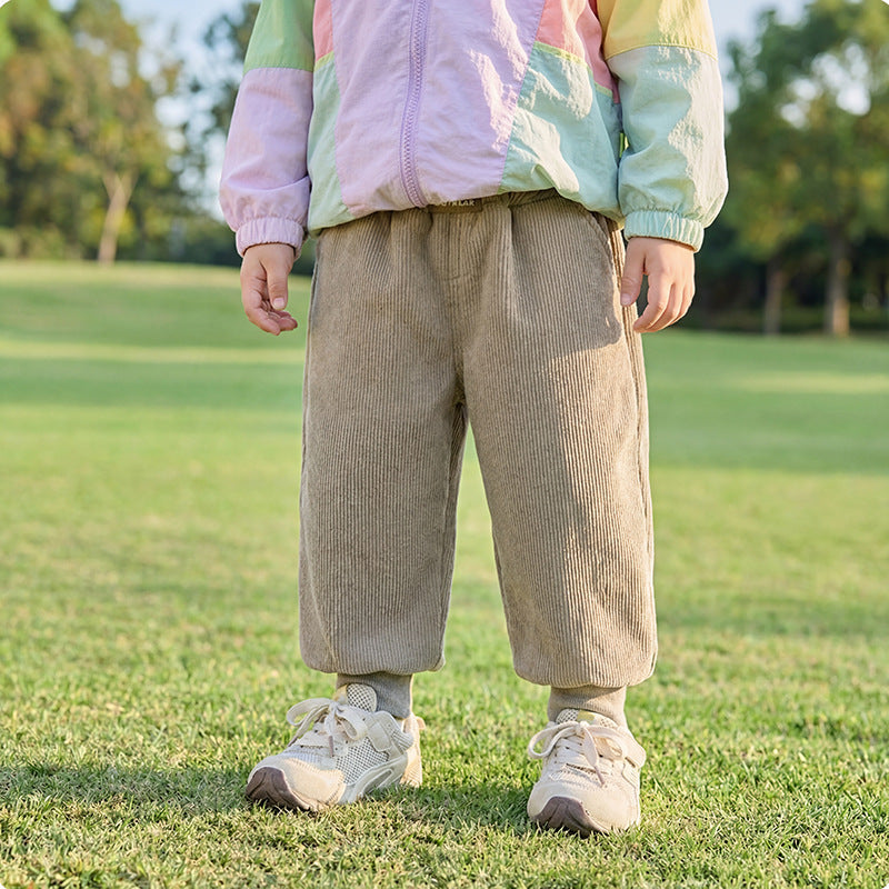 Fleece-lined Long Winter Clothes Trousers Loose Casual Children's Pants