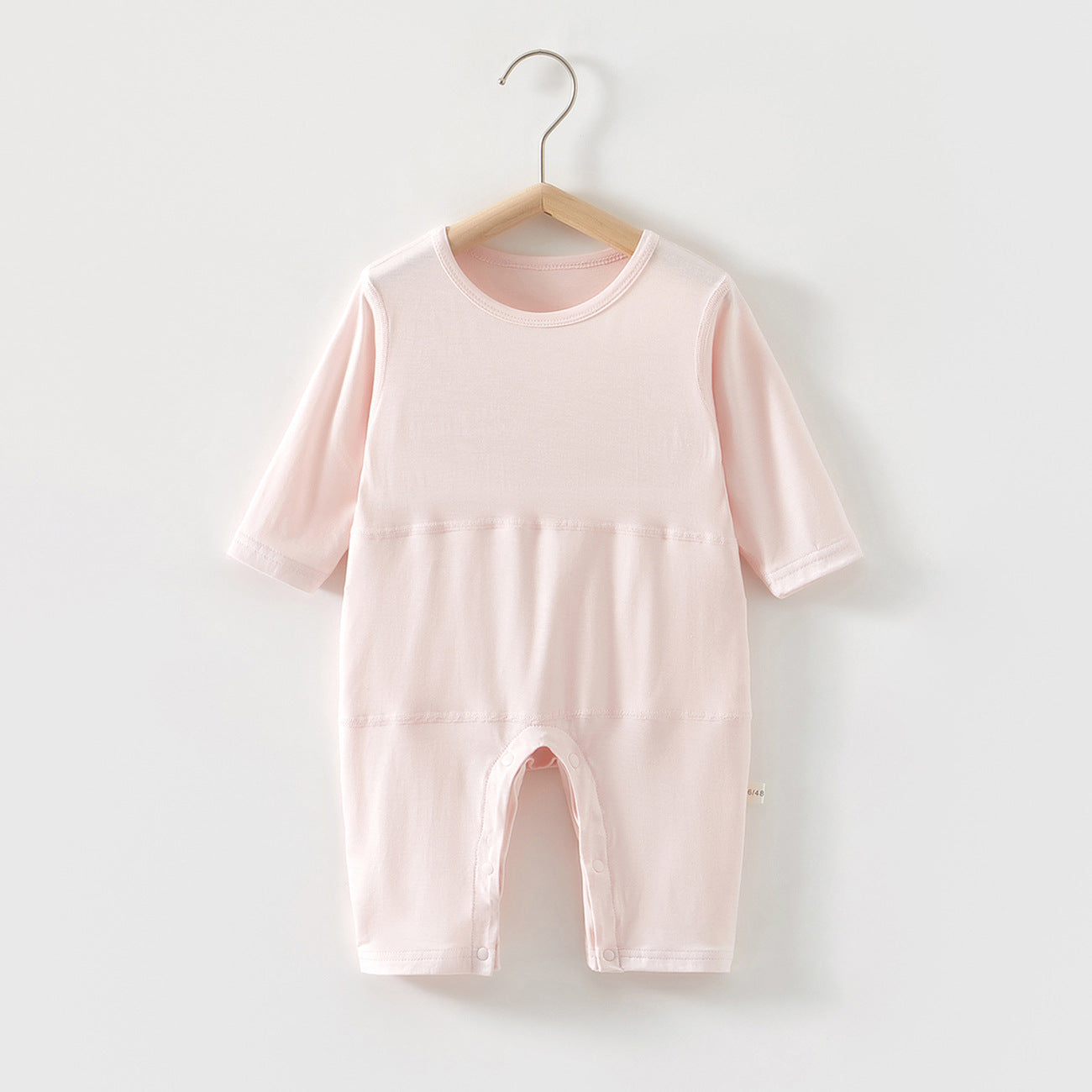 For Babies Double Layer Bellyband Jumpsuit Summer Romper Fiber Boneless Jumpsuit, Climbing Suit