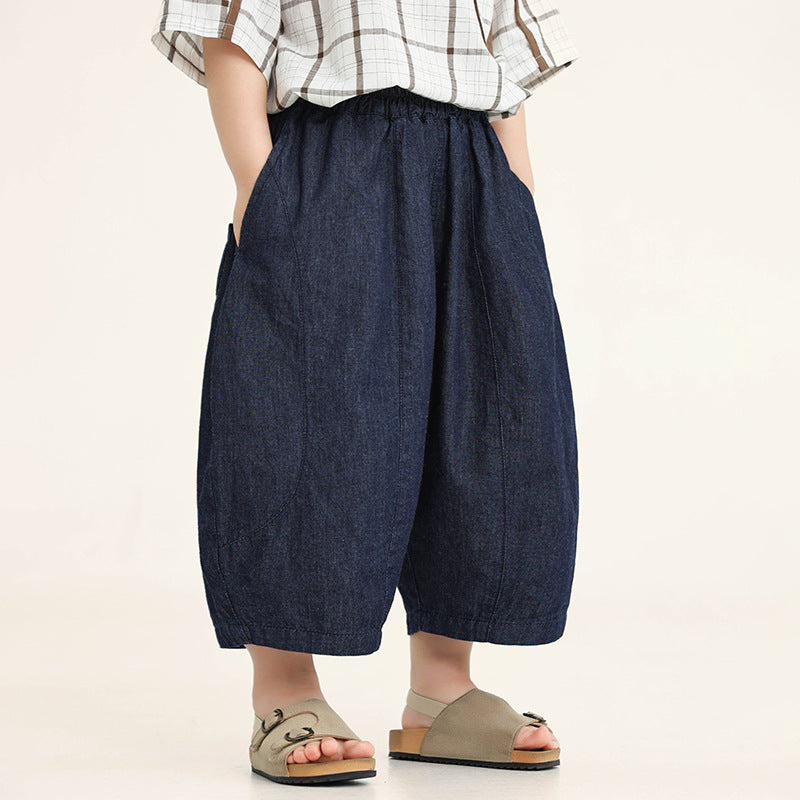 Children's Clothing Jeans Summer Thin Bloomers Casual Harem Children's Pants