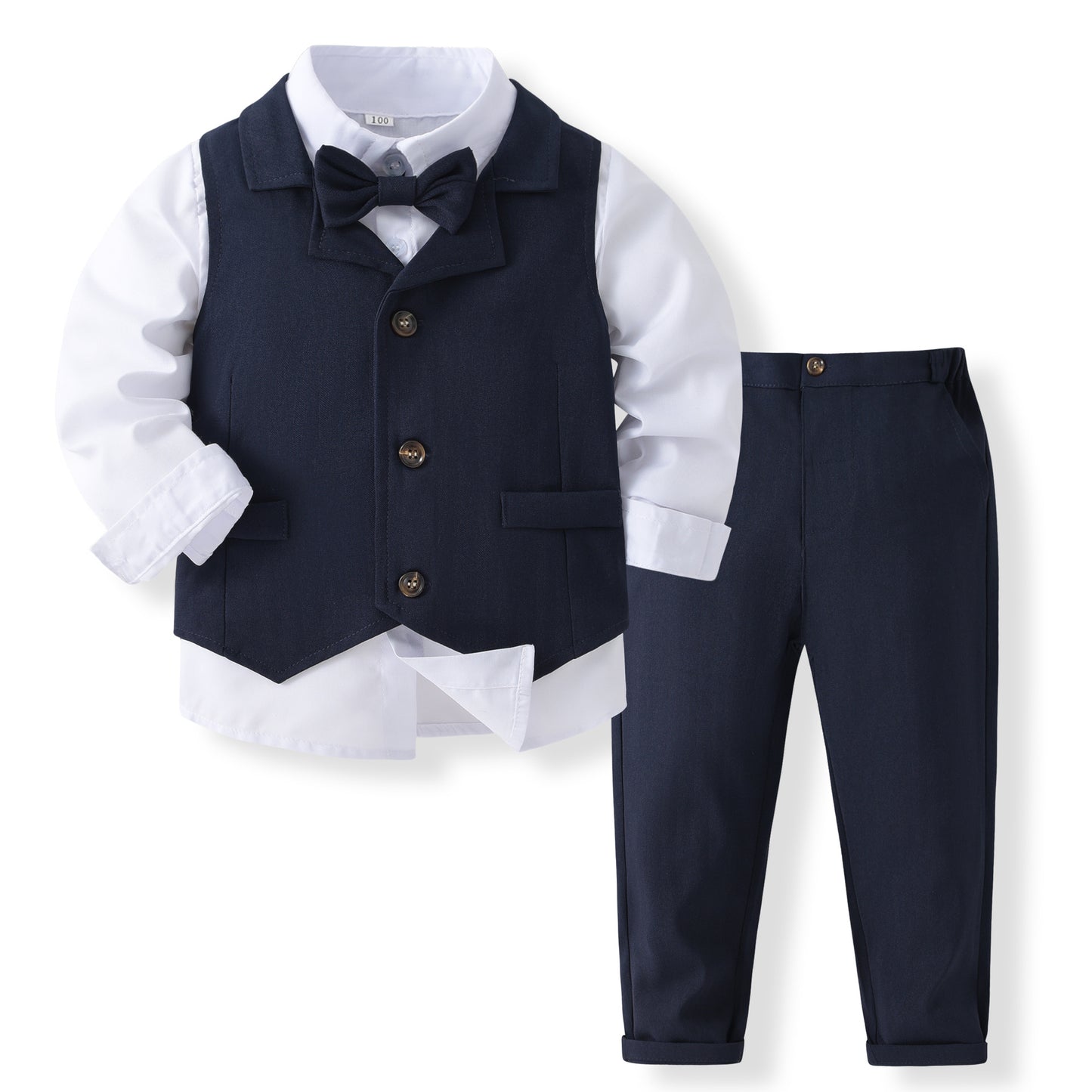 Children's Boy's Clothing Shirt Vest Pants Clothes Children's Suit