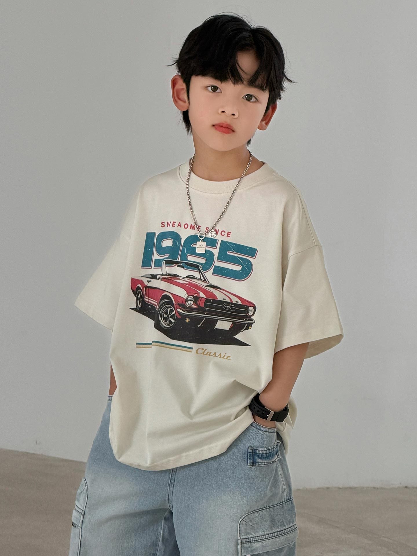 Children's Fashion Short Sleeve Summer Clothing Korean Children's T-shirt