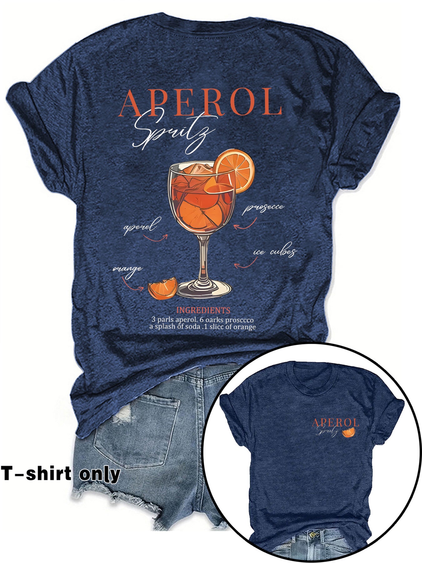 Glamorous Women's Fashion Printed Summer Short-sleeved Women's T-shirt