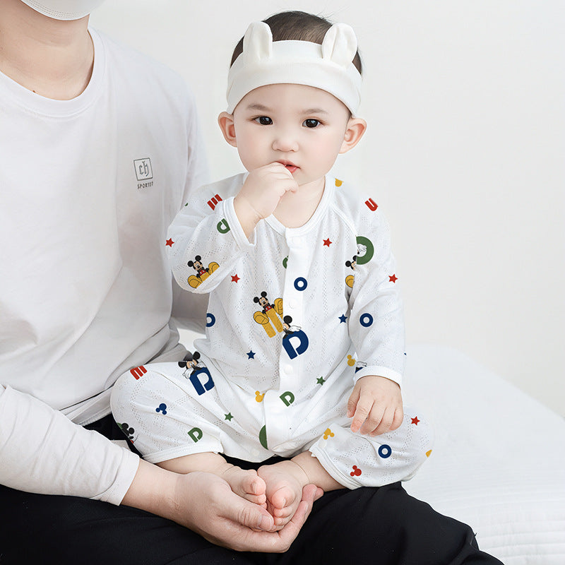 Women's & Men's Babies Summer Thin Jumpsuits Air Conditioning Jumpsuit, Climbing Suit