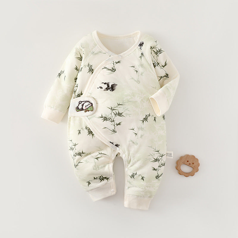 Rompers Quilted Seamless Romper Born Clothes Jumpsuit, Climbing Suit