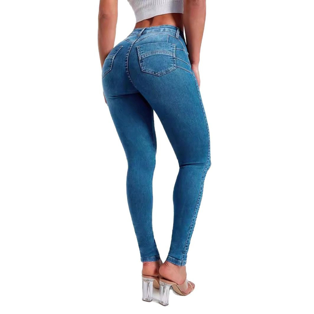 Women's Sheath Skinny Stretch High Waist For Jeans
