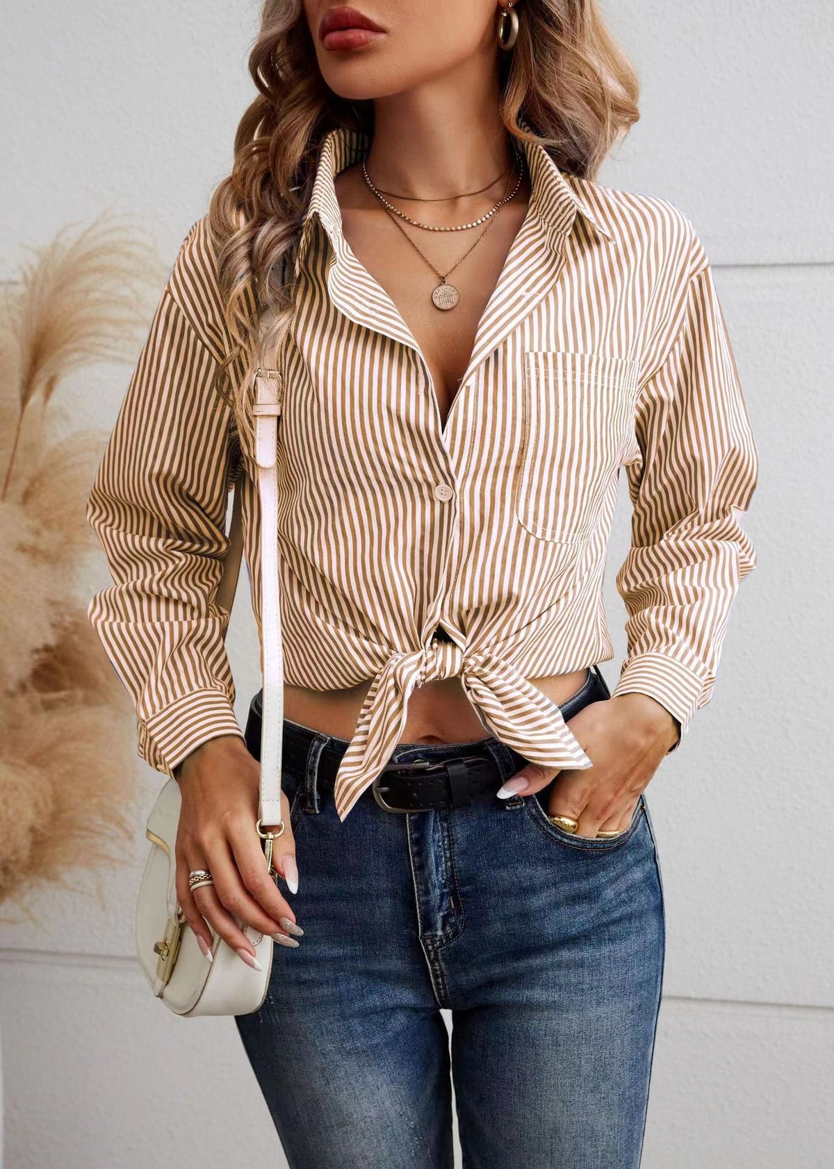 Fashion Women's Beach Cover-up Casual Shirt Blouse