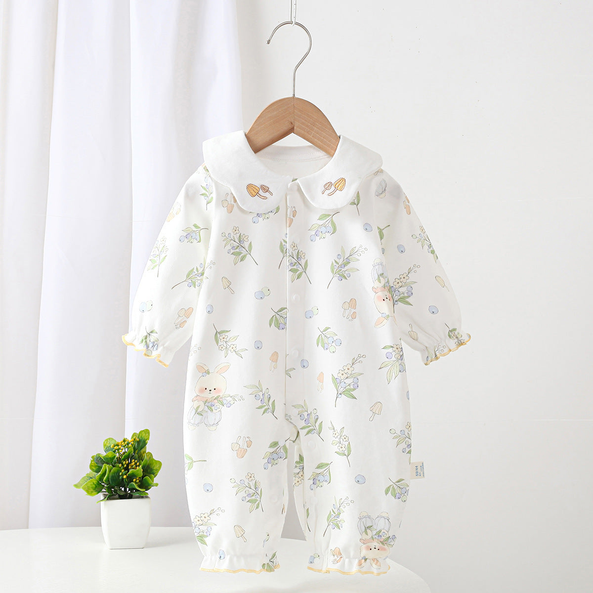 Spring Lapel Cute Pattern Jumpsuit Boy Jumpsuit, Climbing Suit