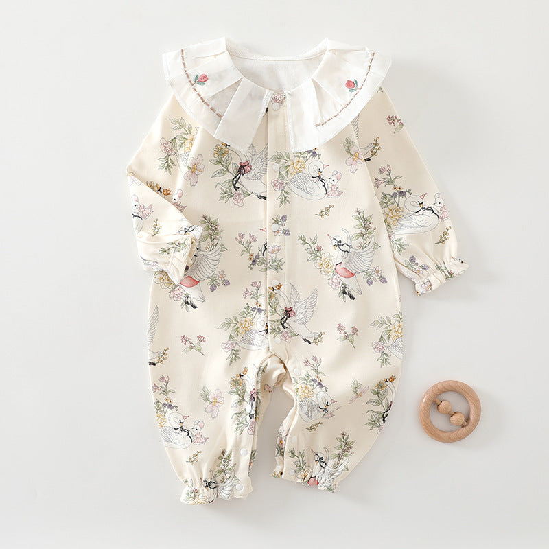 Children's Jumpsuit Seamless Cotton Class Born Clothes Jumpsuit, Climbing Suit