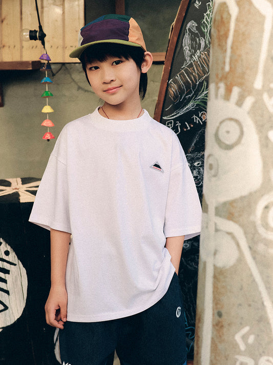 Children's Light Sports Short-sleeved Summer Soft Cotton Top Children's T-shirt