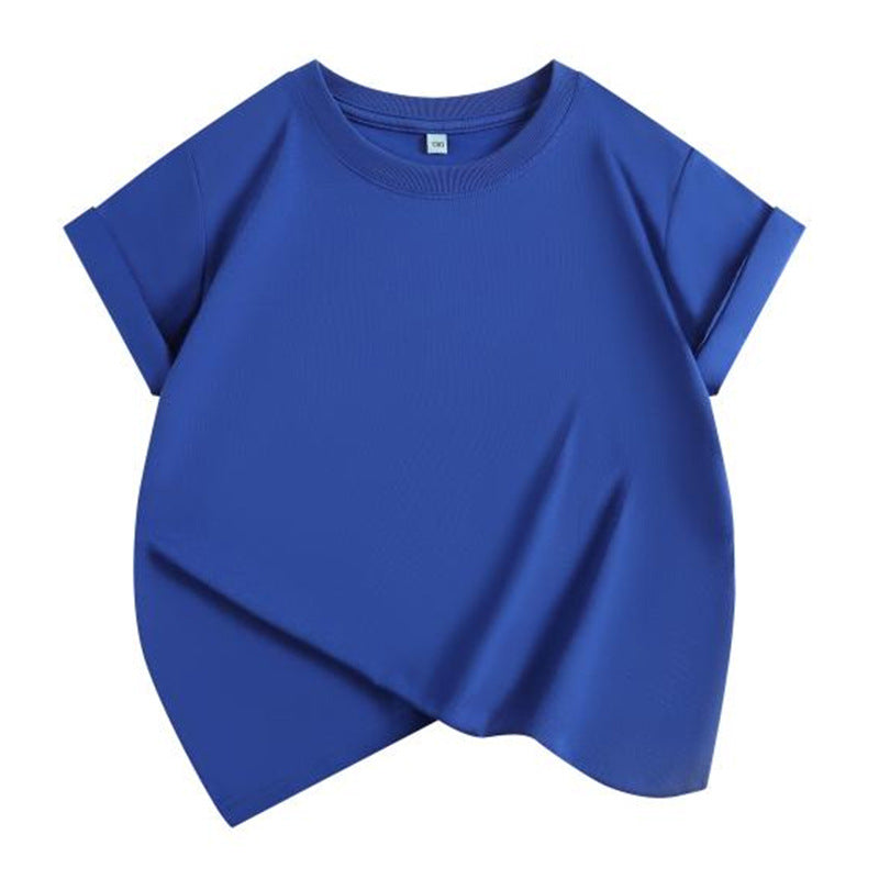 Children's Round Neck Short Sleeve Summer T-shirt Kindergarten Parent-child Outfit