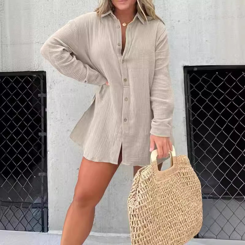 Classic Classy Popular Durable Autumn Crepe Fashion Casual Suit