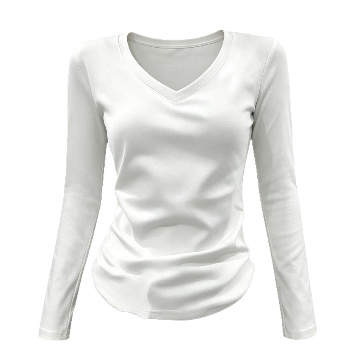 Women's Shoulder Spring Inner Wear Long Sleeve Tops