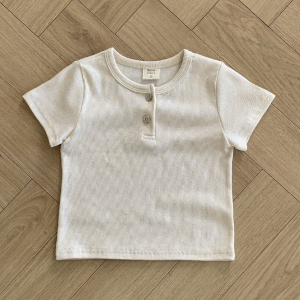 Children's Thin Summer Korean Style Clothing Open Children's T-shirt