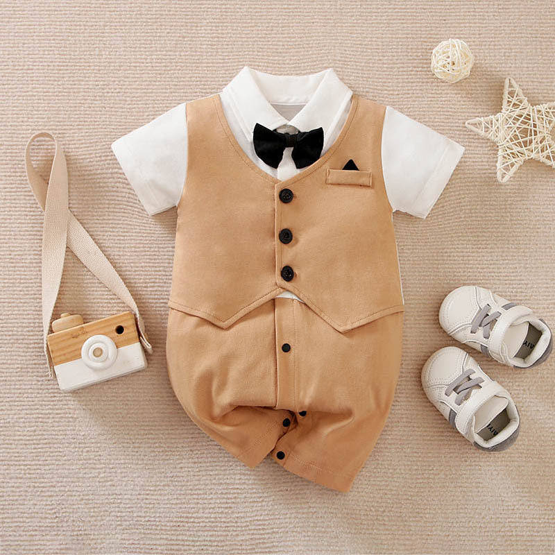Jumpsuit Summer Full Moon Year Dress Born Hundred Days Romper Jumpsuit, Climbing Suit
