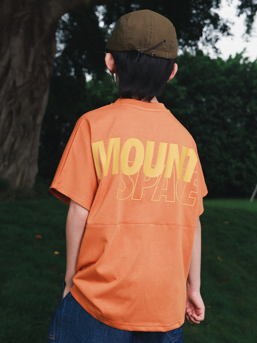 Children's Boy Cool Round Neck Top Middle Children's T-shirt