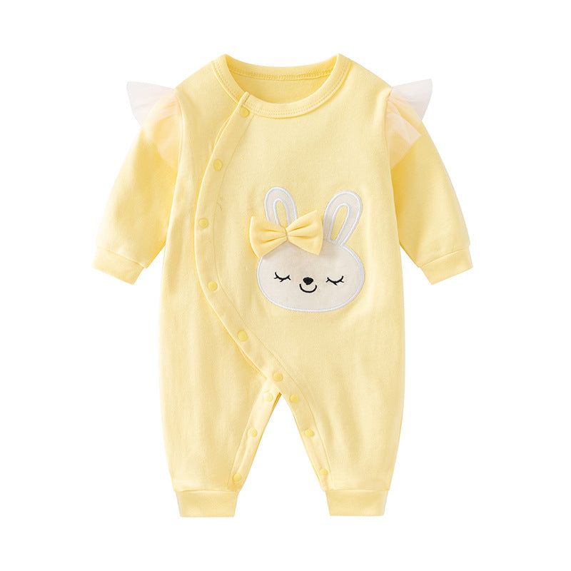 Born Clothes Pure Cotton Jumpsuit Summer Thin Jumpsuit, Climbing Suit