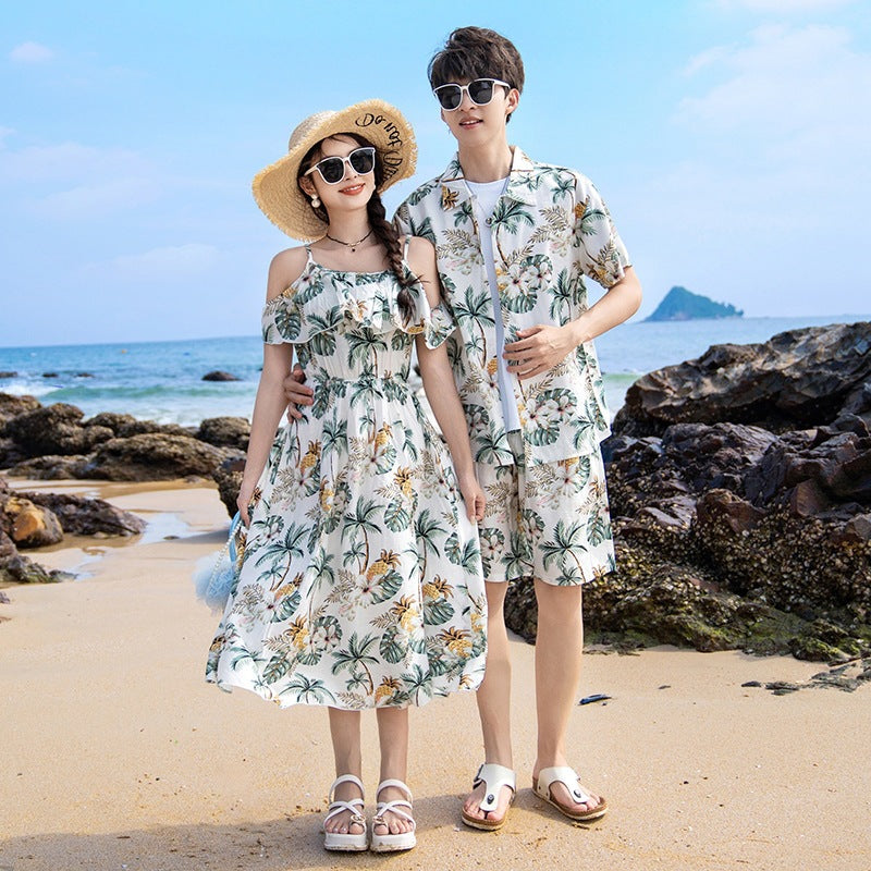Dress Summer Beach Suitable For Graphy Western Parent-child Outfit