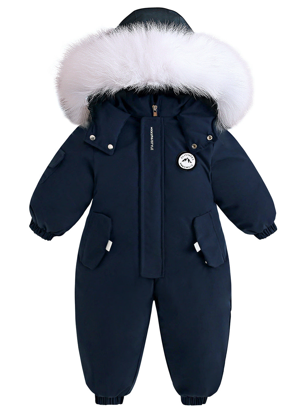 Children's Outdoor Skiing Jumpsuit Romper Out Clothes Thickened Jumpsuit, Climbing Suit