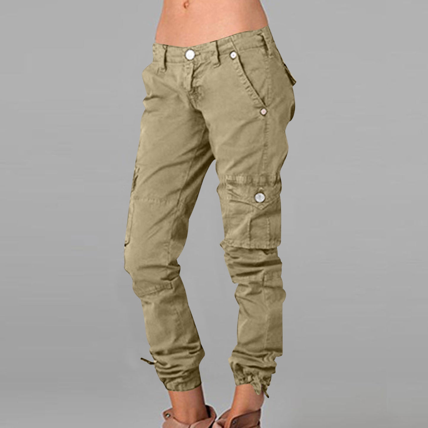 Trendy Casual Women's Tactical Sports Green Casual Pants