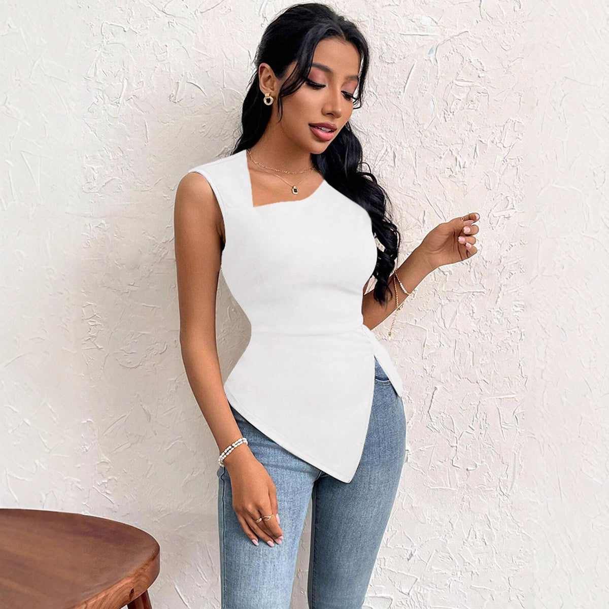 Women's Collar Slim Solid Color Source Small Shorts